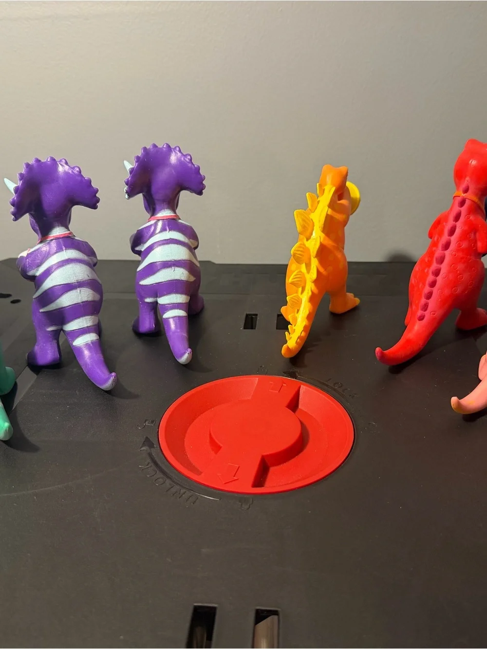 Vintage ANKYO dinisaur marching band figure set of 6